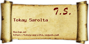 Tokay Sarolta névjegykártya